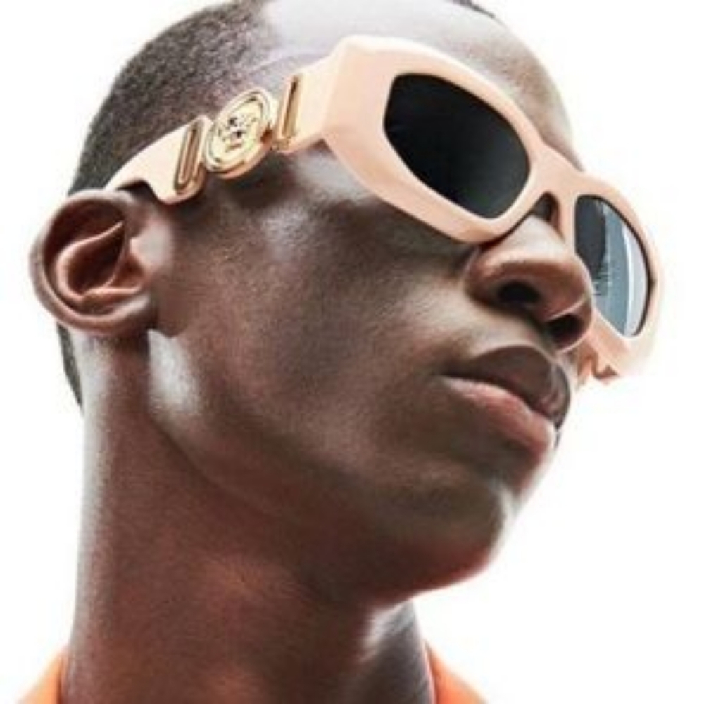 NEW VERSACE VE4425U 5363/87 MEDUSA UNISEX SUNGLASSES NUDE MOD 4425U 536387